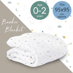 Minikind Bamboo Blanket 95x95 CM.