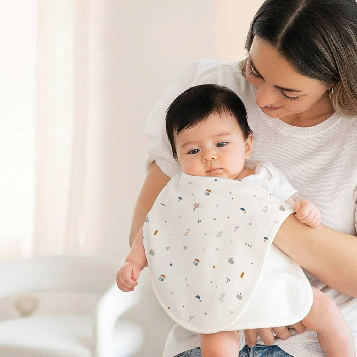 Minikind Bamboo Burp Cloth