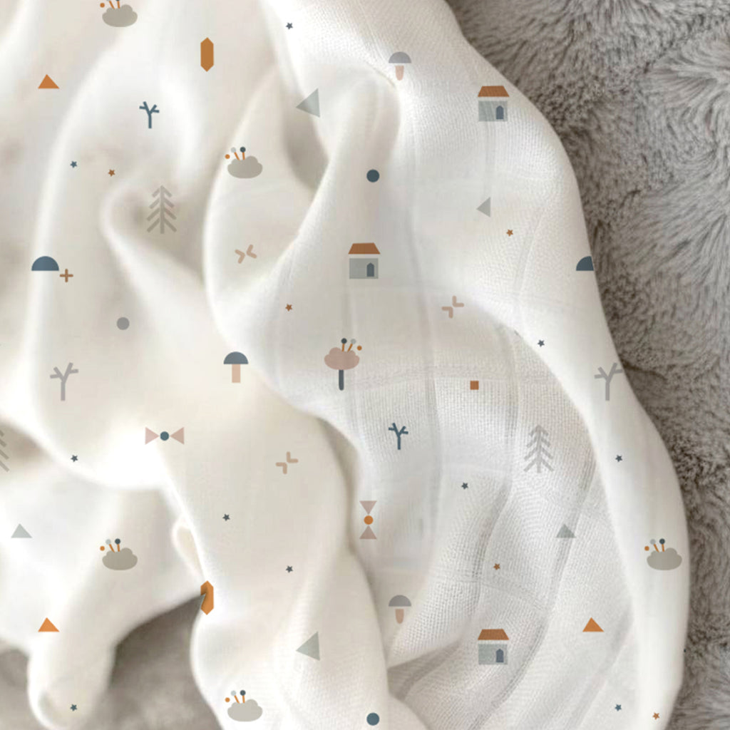 Minikind Bamboo Muslin Swaddle