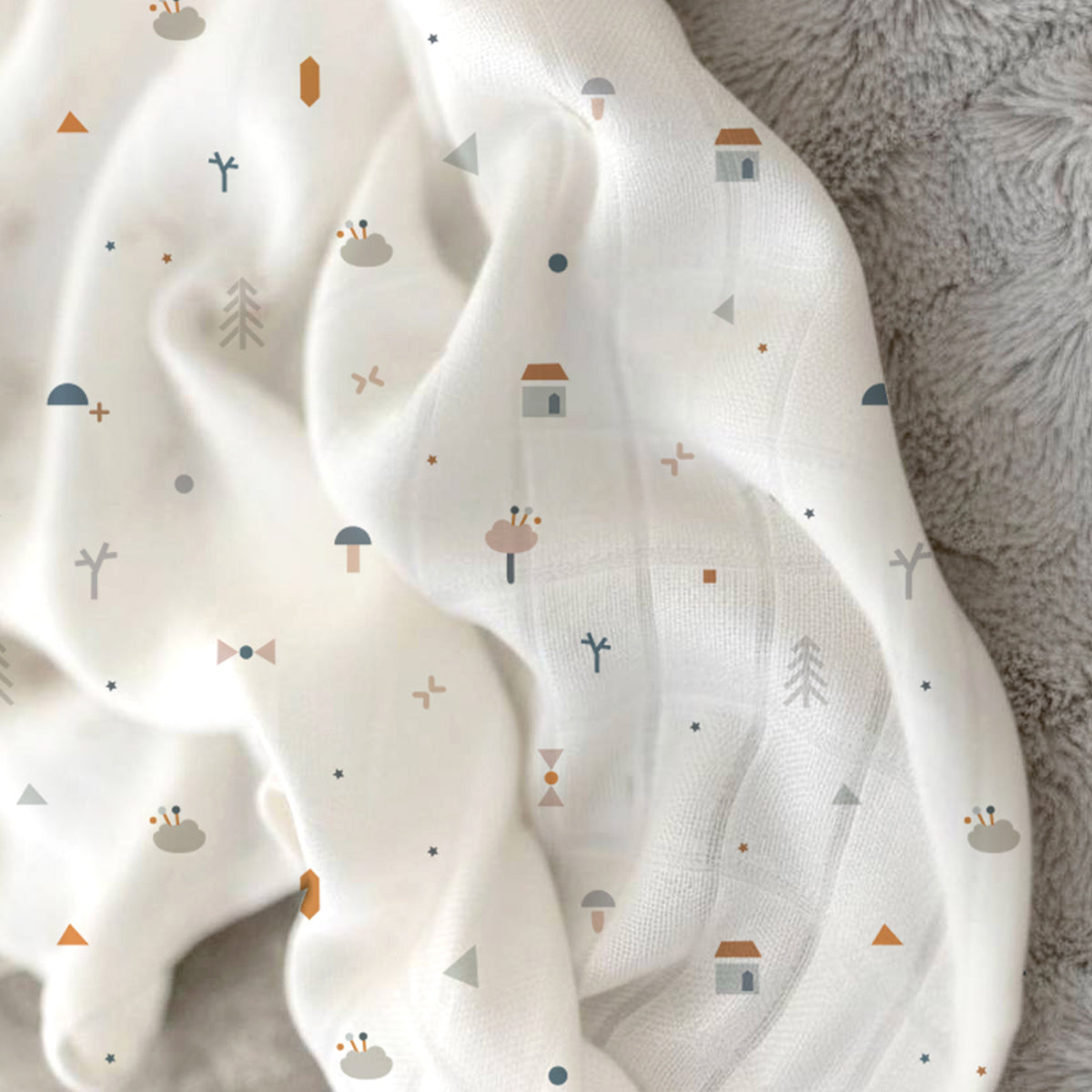 Minikind Bamboo Muslin Swaddle