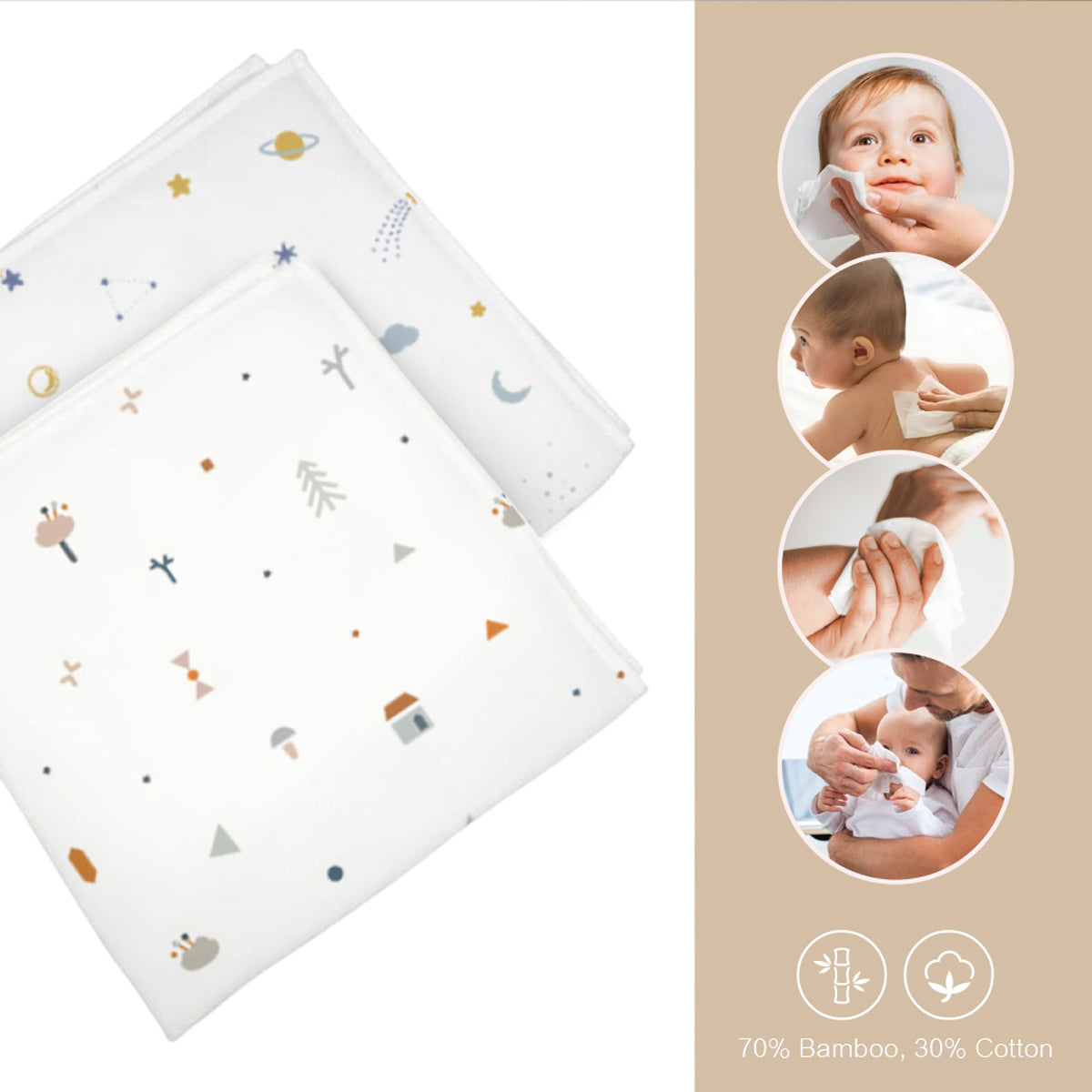 Minikind Bamboo Napkin
