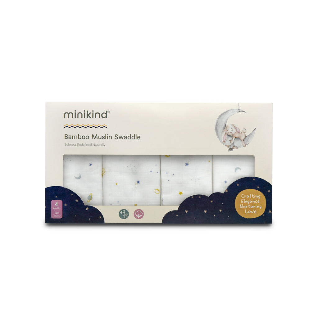 Minikind Bamboo Muslin Swaddle
