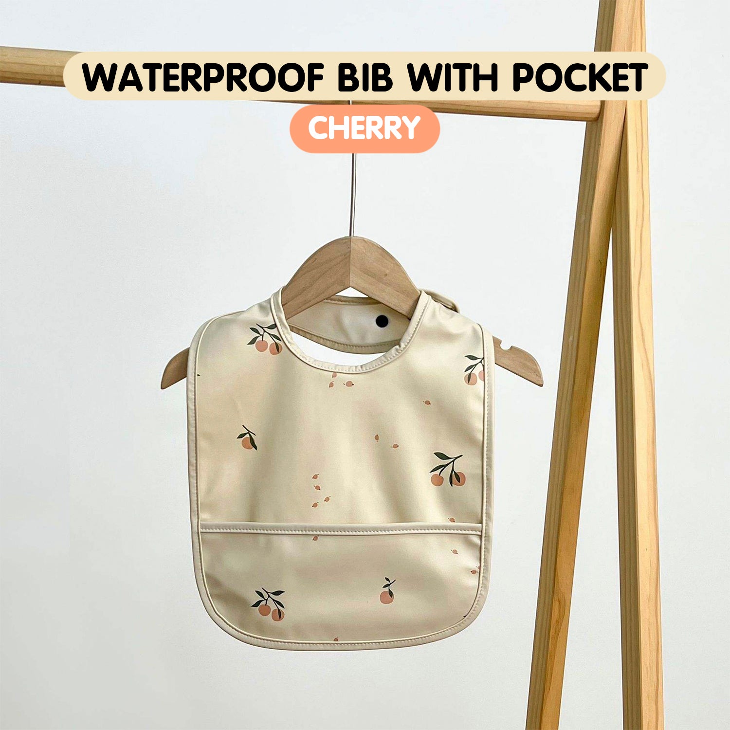 Minikind Waterproof Bib with Pocket