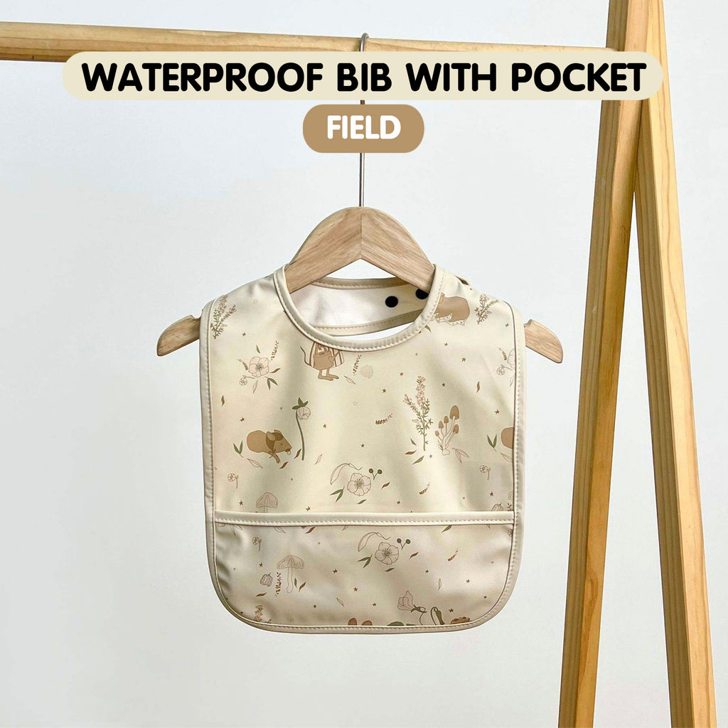 Minikind Waterproof Bib with Pocket