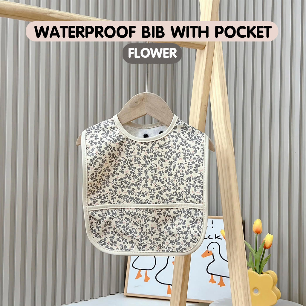 Minikind Waterproof Bib with Pocket