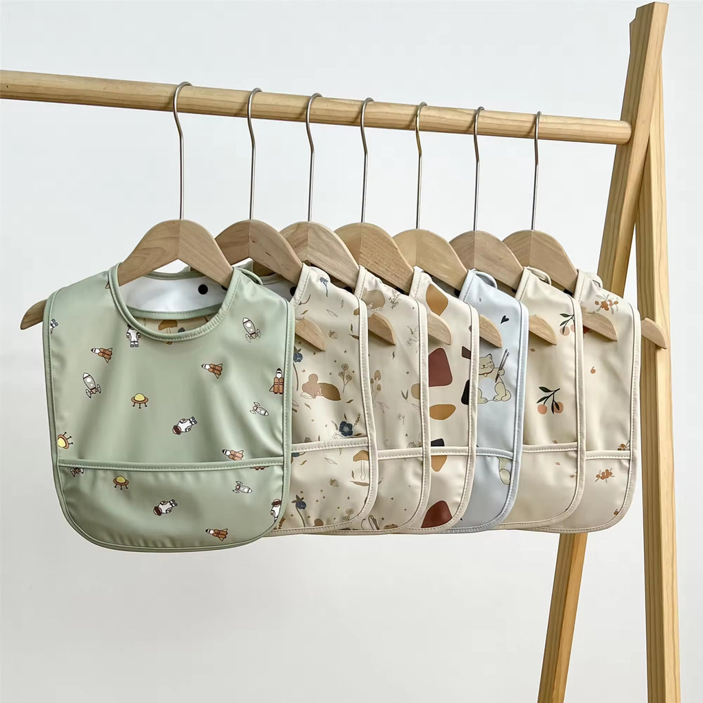 Minikind Waterproof Bib with Pocket
