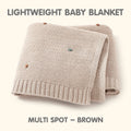 Minikind Multi Spot Lightweight Knitted Baby Blanket