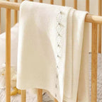 Minikind Lightweight Baby Blanket – White