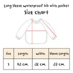 Minikind Long Sleeve Waterproof Bib with Pocket