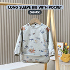 Minikind Long Sleeve Waterproof Bib with Pocket