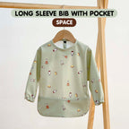 Minikind Long Sleeve Waterproof Bib with Pocket